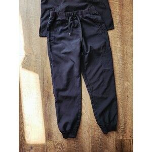 Womens M Medgear navy blue scrub jogger set